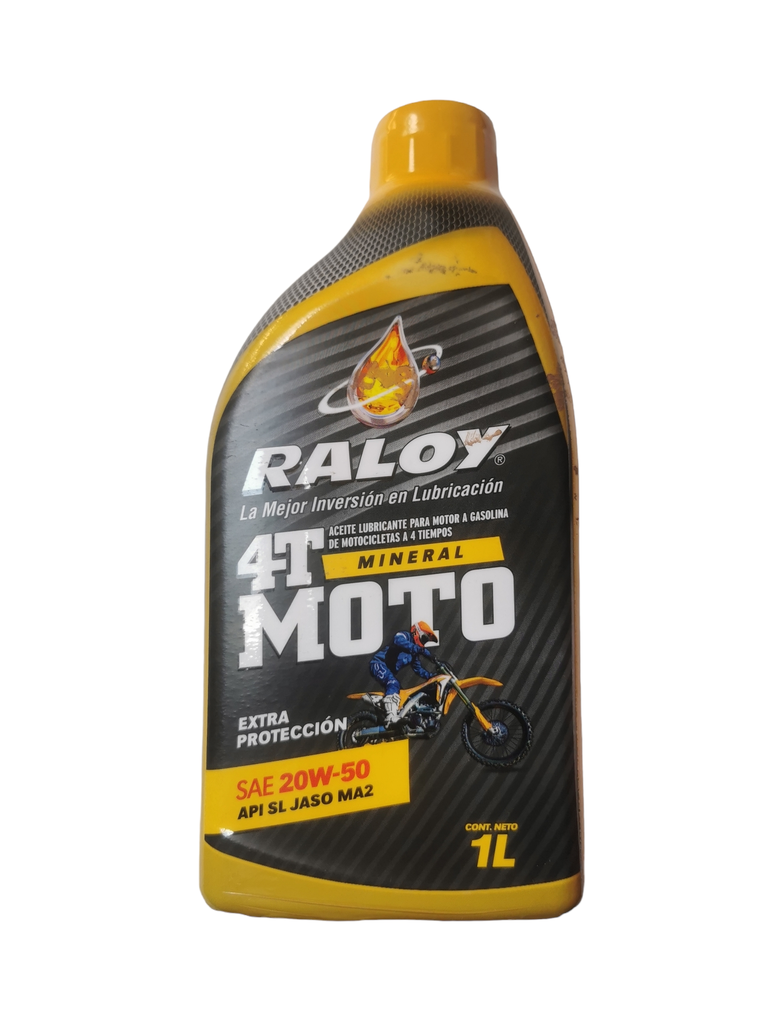 Lubricante Aceite Raloy 4T 20W 50 1L mineral
