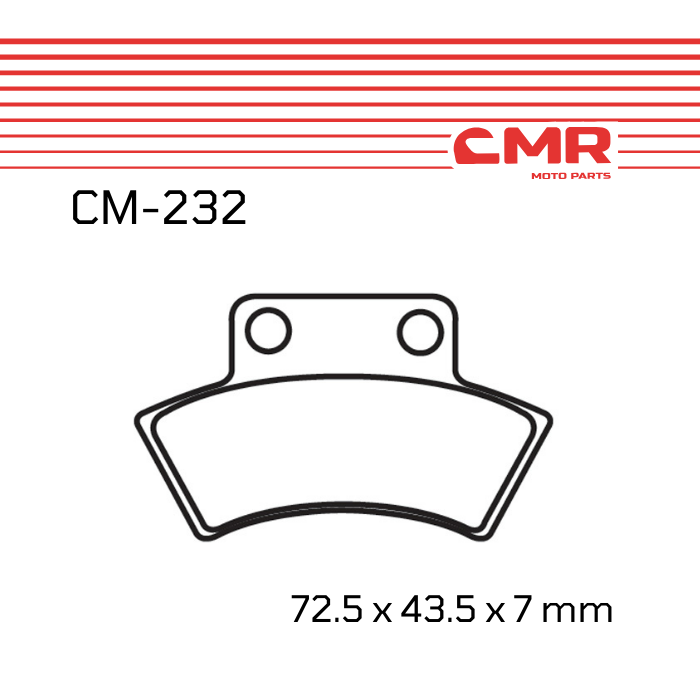 [CM-232] Balatas CMR (FA232)