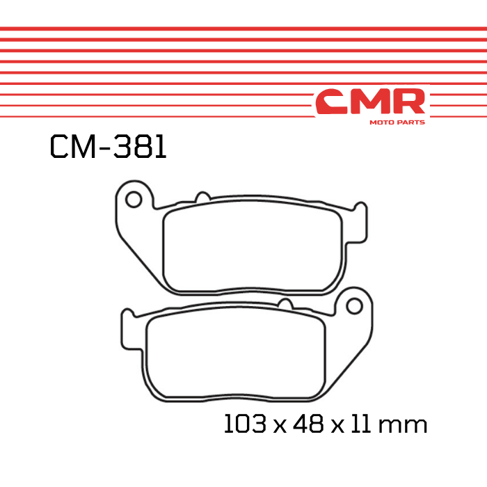 [CM-381] Balatas CMR (FA381)
