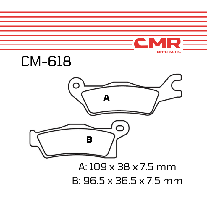 [CM-618] Balatas CMR (FA618)