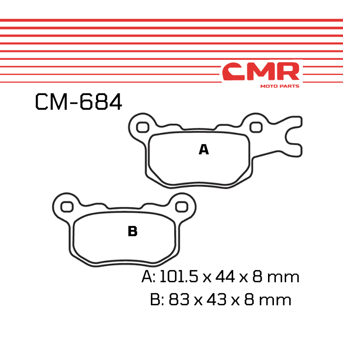 [CM-684] Balatas CMR (FA684)