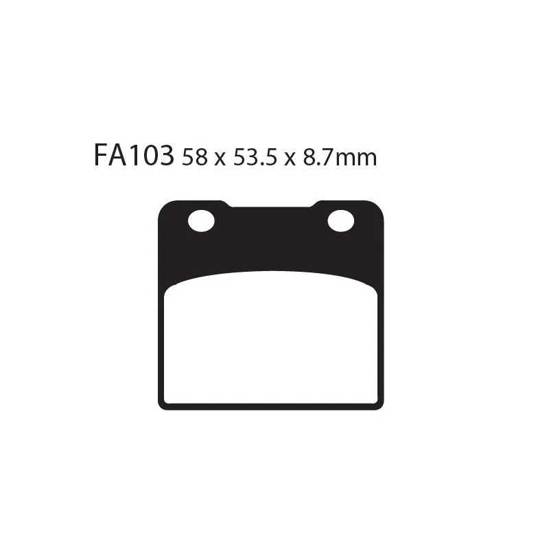 [261-FA103HH] Balatas EBC FA103HH