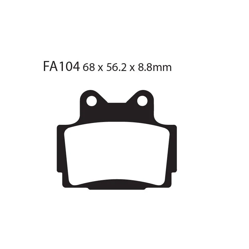 [261-FA104HH] Balatas EBC FA104HH