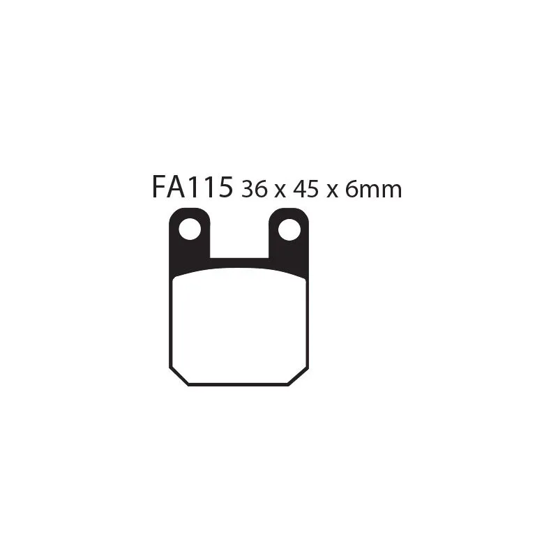 [261-FA115HH] Balatas EBC FA115HH