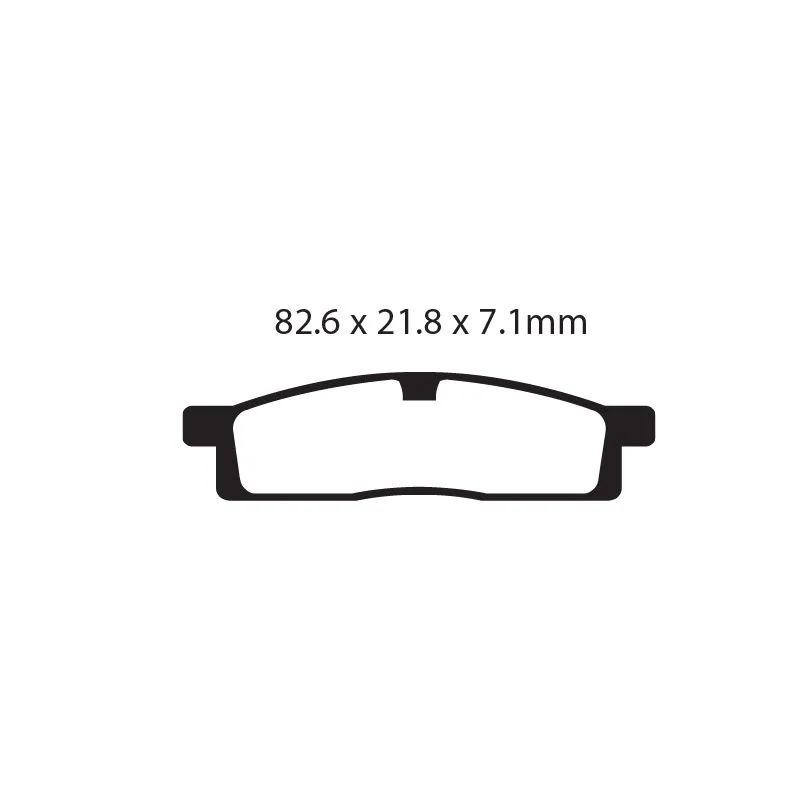 [261-FA119X] Balatas EBC FA119X