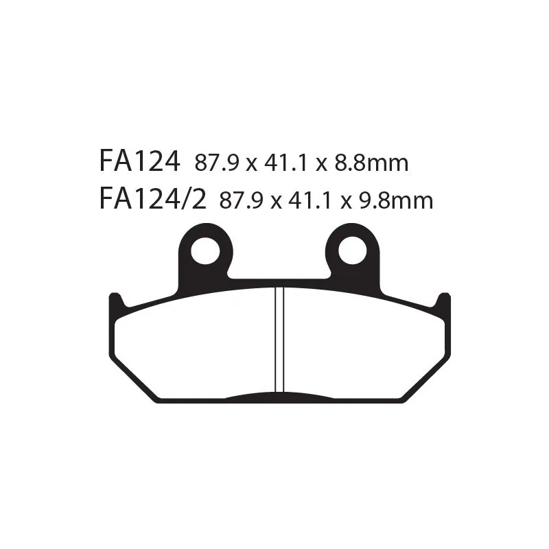 Balatas EBC FA124HH