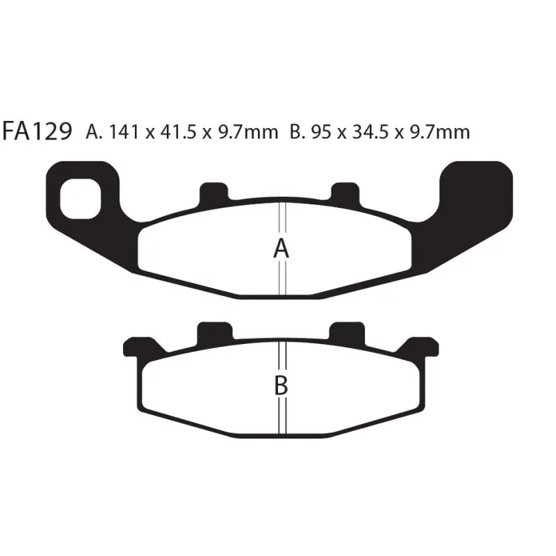 [261-FA129HH] Balatas EBC FA129HH