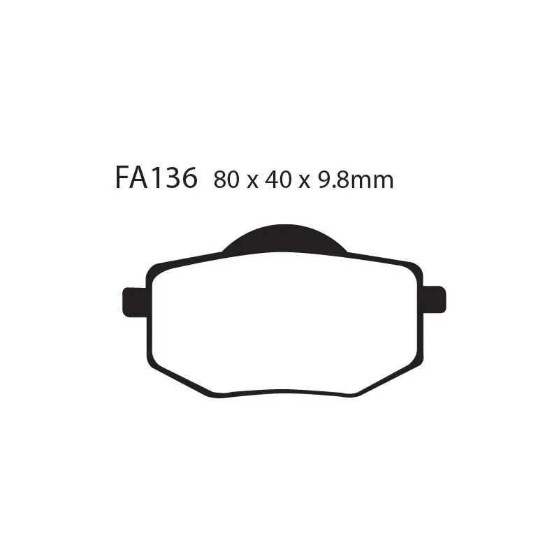 [261-FA136] Balatas EBC FA136