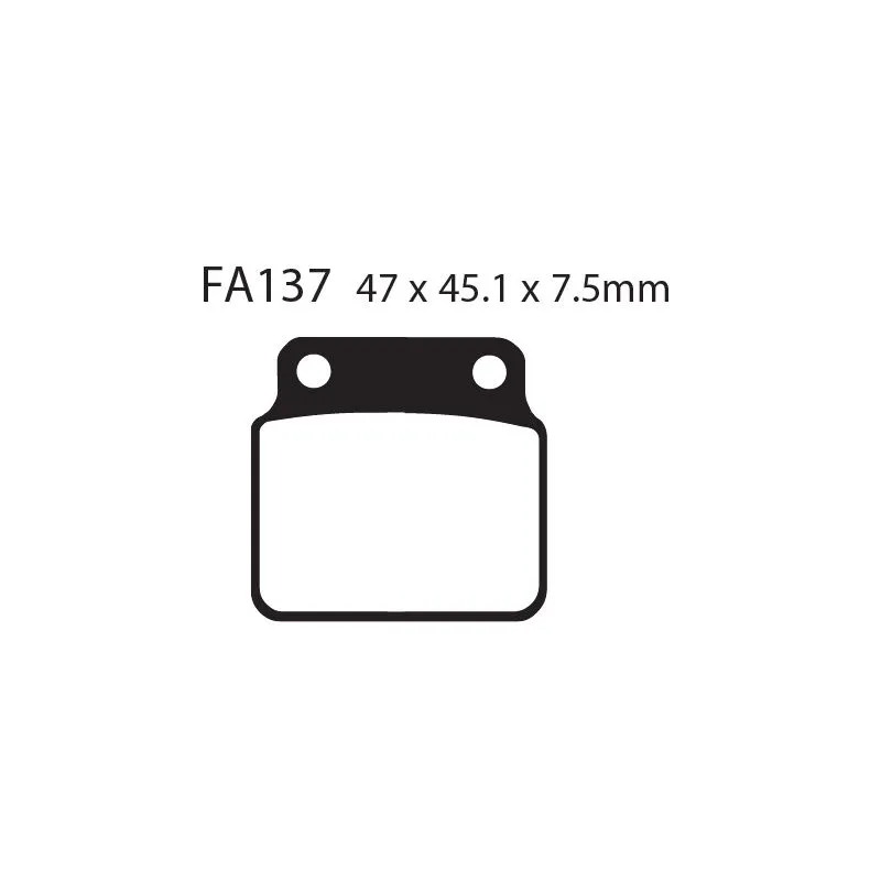 [261-FA137X] Balatas EBC FA137X