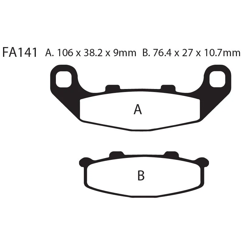 [261-140HH] Balatas EBC FA140HH