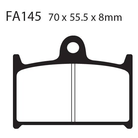 [261-FA145HH] Balatas EBC FA145HH