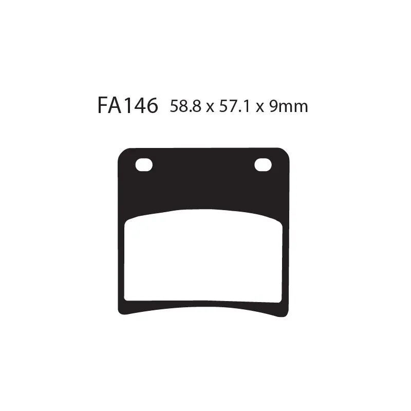 [261-FA146HH] Balatas EBC FA146HH