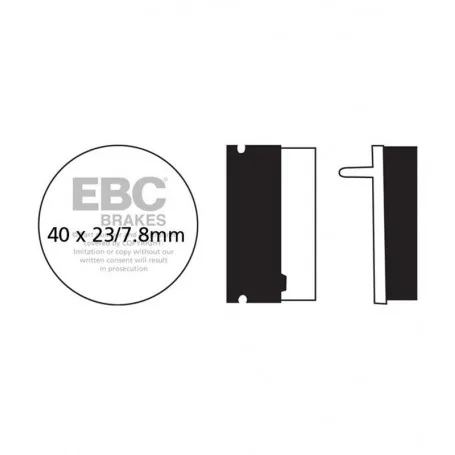 [261-FA155R] Balatas EBC FA155R