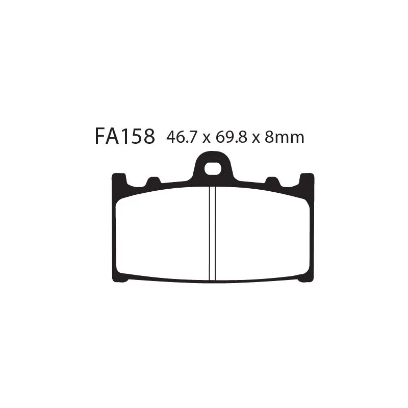 [261-FA158HH] Balatas EBC FA158HH