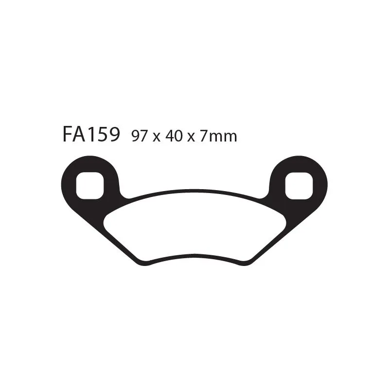 [261-FA159R] Balatas EBC FA159R