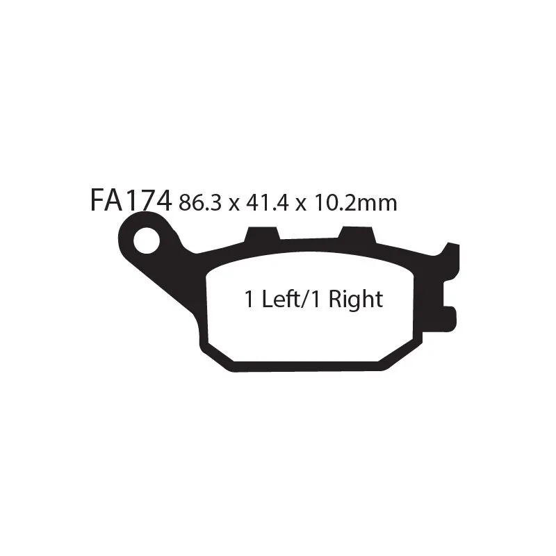 [261-FA174HH] Balatas EBC FA174HH
