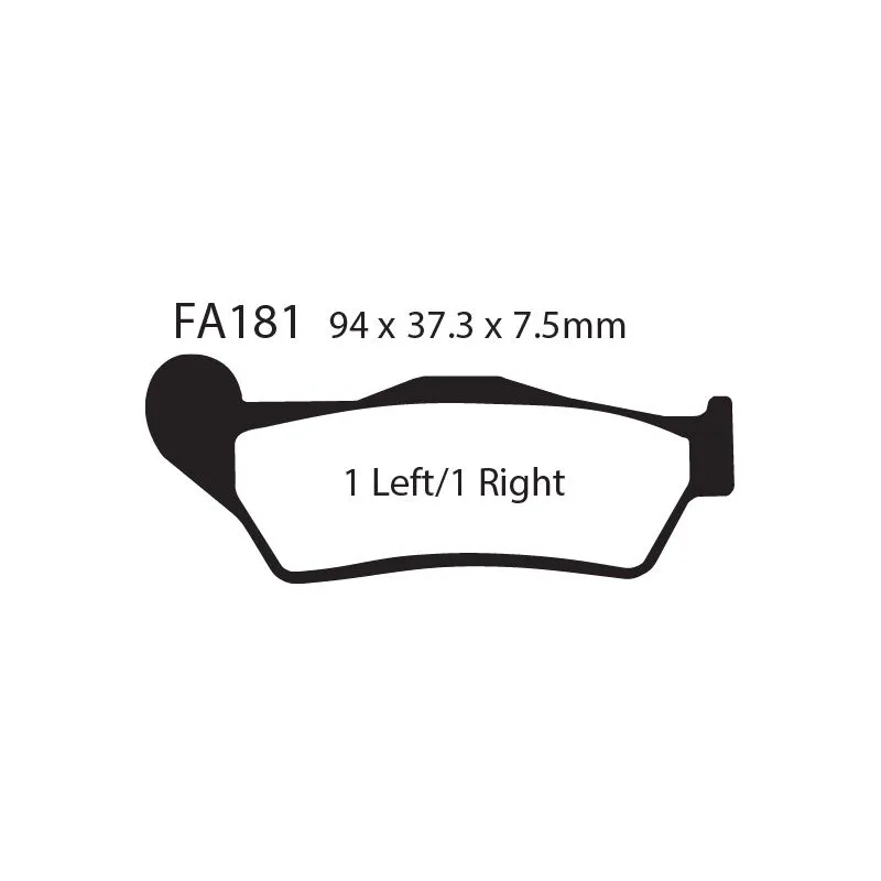 Balatas EBC FA181R