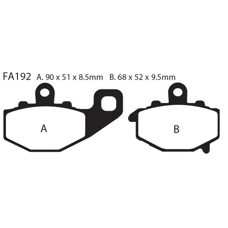 [261-FA192HH] Balatas EBC FA192HH