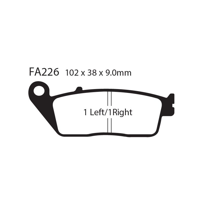 Balatas EBC FA226HH
