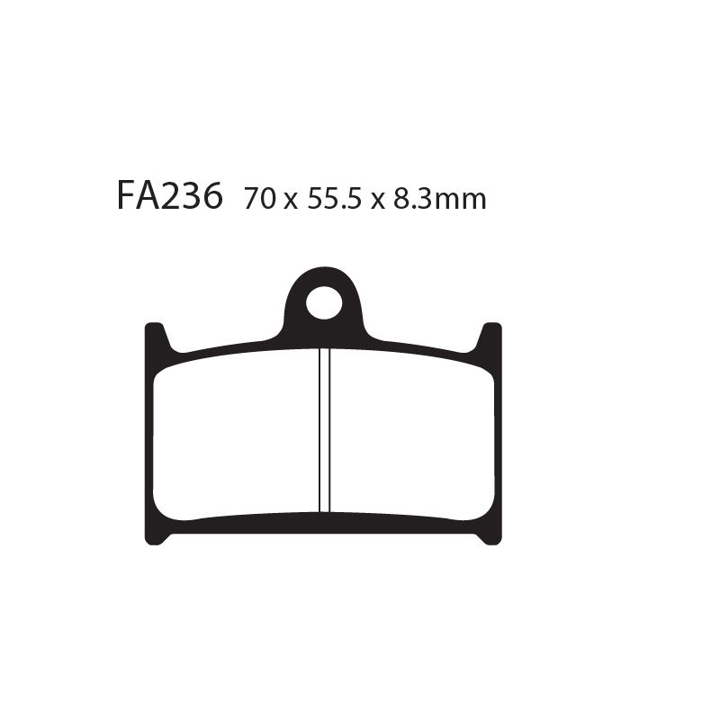 [261-FA236] Balatas EBC FA236