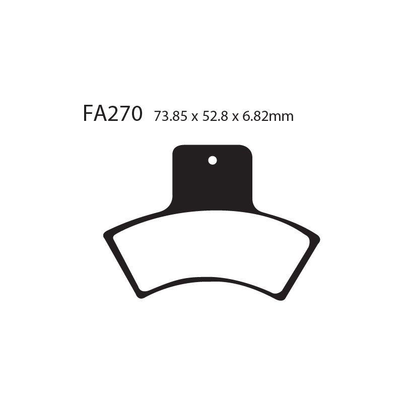 [261-FA270X] Balatas EBC FA270X