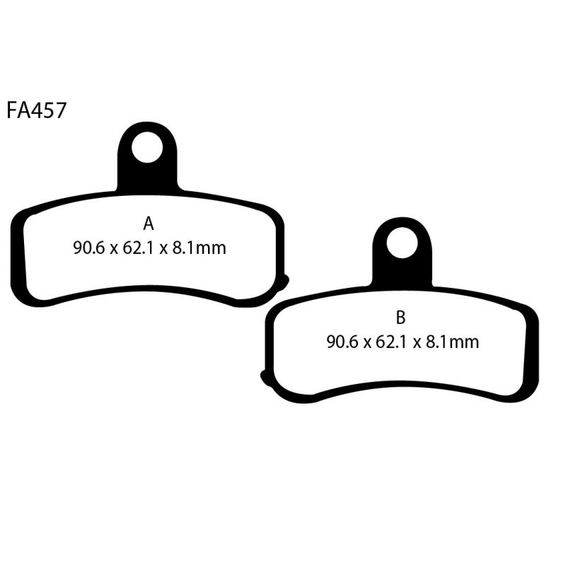 [261-FA457HH] Balatas EBC FA457HH
