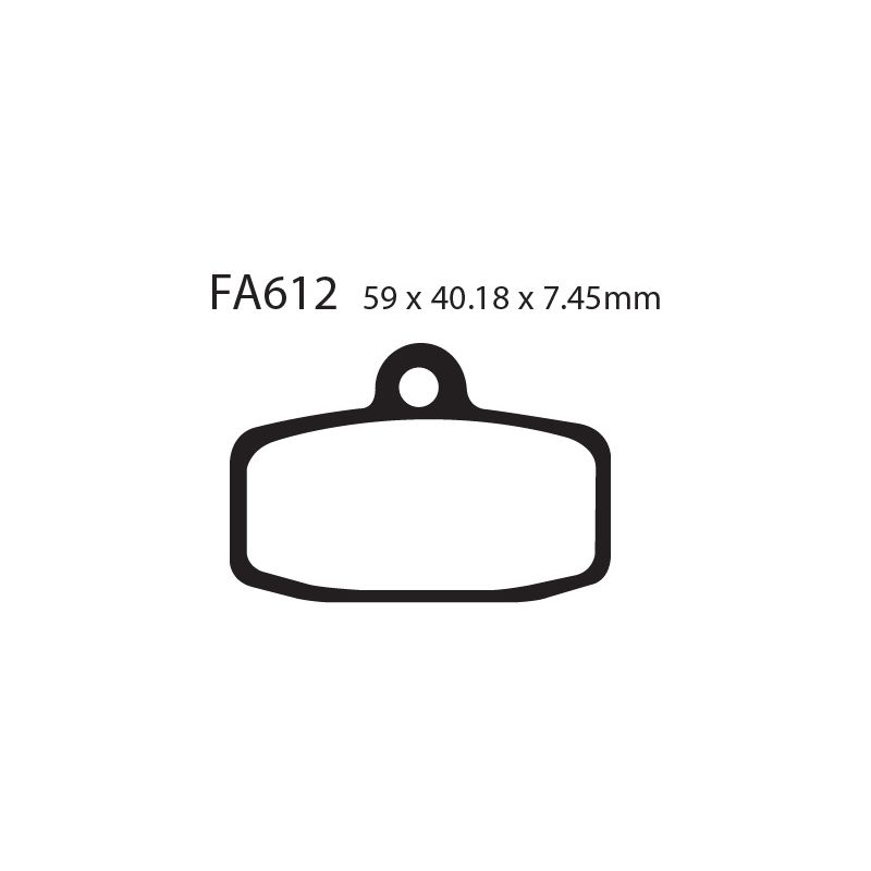 [261-FA612X] Balatas EBC FA612X