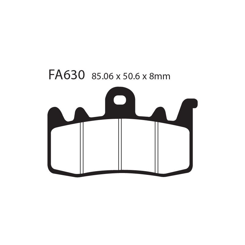 [261-FA630HH] Balatas EBC FA630HH