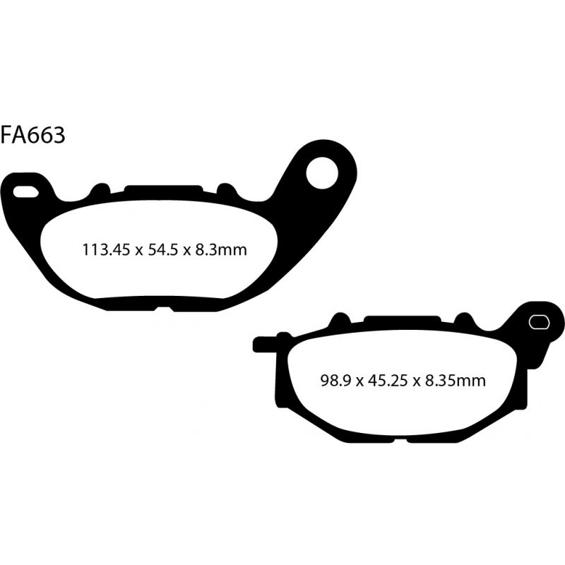 [261-FA663HH] Balatas EBC FA663HH