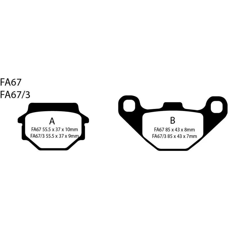 Balatas EBC FA067/3