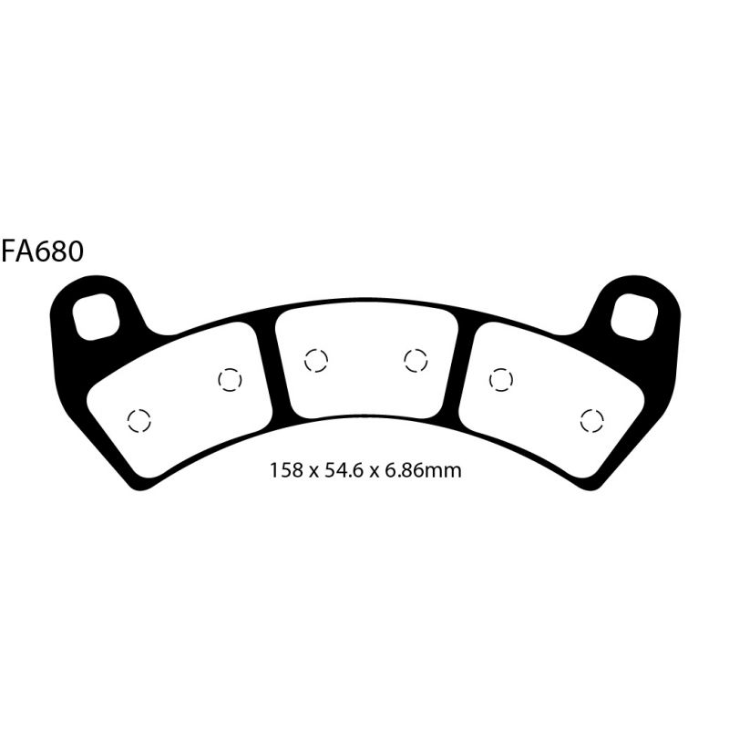 Balatas EBC FA680R