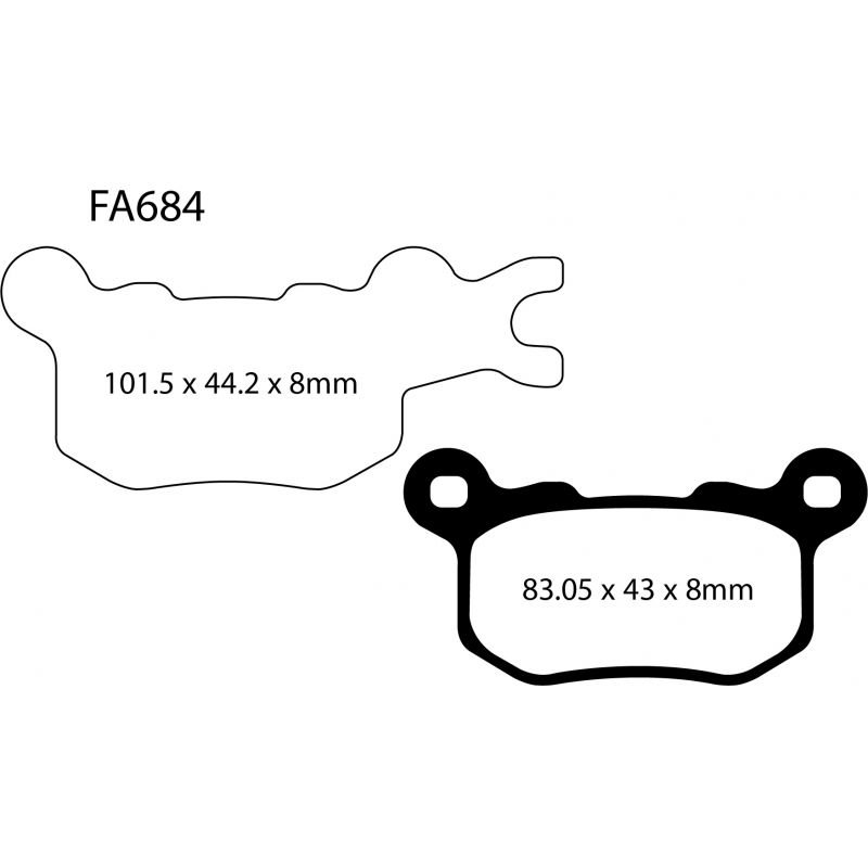 Balatas EBC FA684