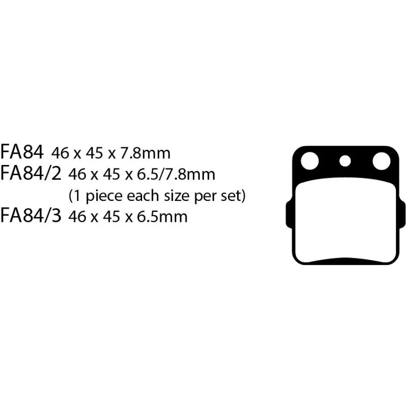 Balatas EBC FA084R