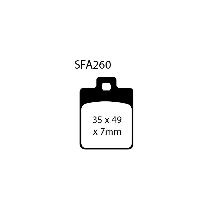 [261-SFA260] Balatas EBC SFA260