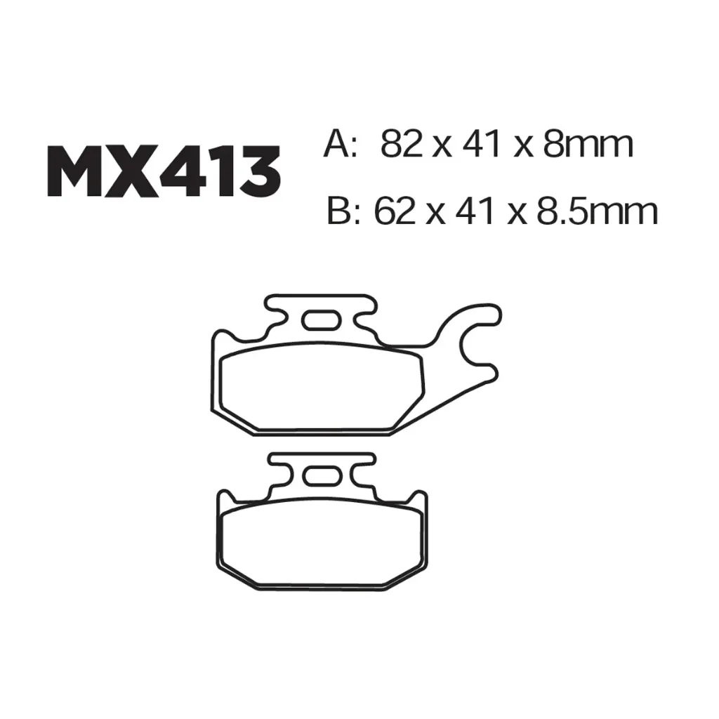 Balatas MX2 MX-F102 SNT (FA413)