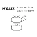 Balatas MX2 MX-F102 SNT (FA413)