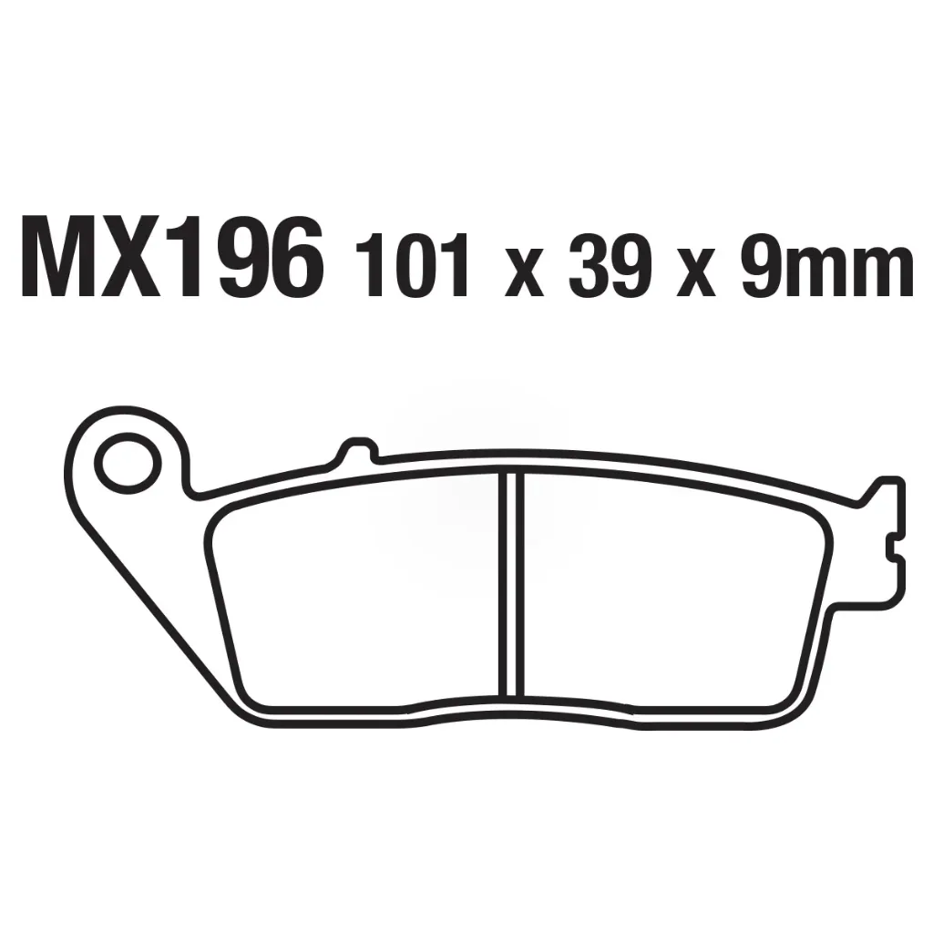 Balatas MX2 MX-F123 SNT (FA196)