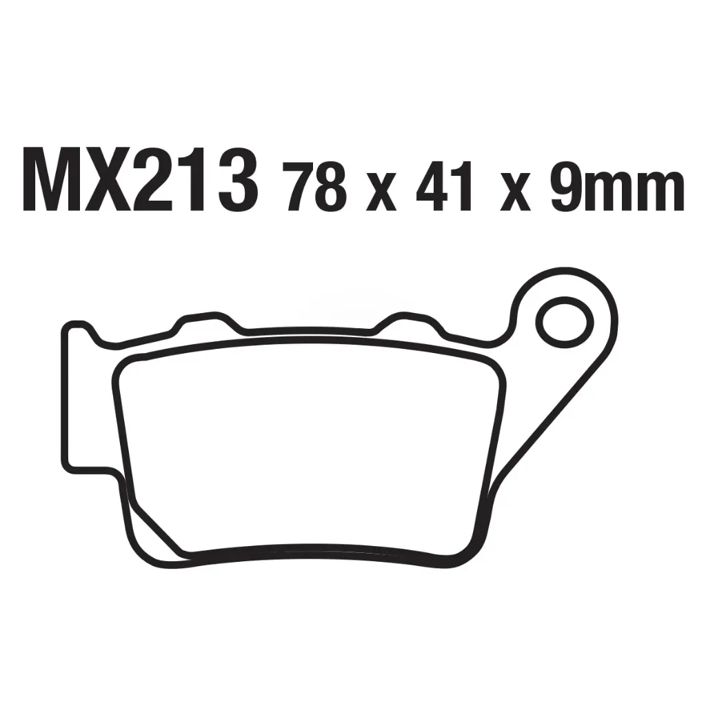 Balatas MX2 MX-F124 SNT (FA213)