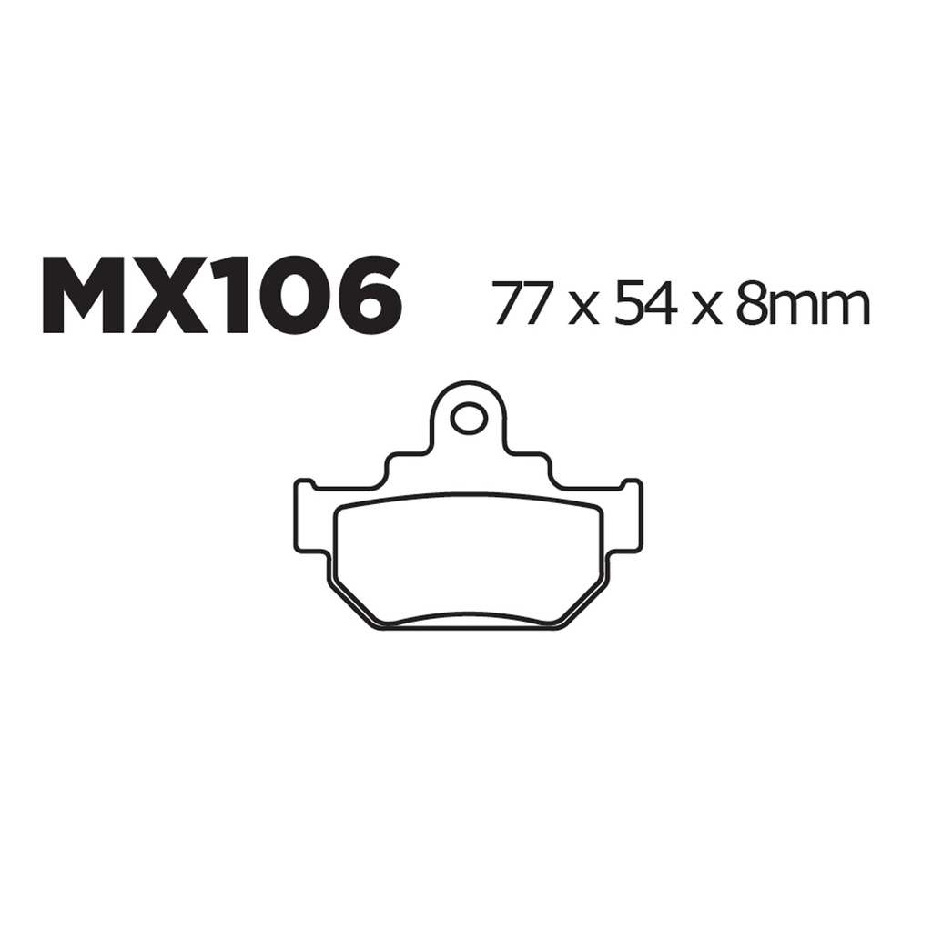 [145-600054] Balatas MX2 MA106 (FA106)
