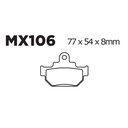 Balatas MX2 MA106 (FA106)