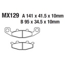 Balatas MX2 MA129 (FA129)