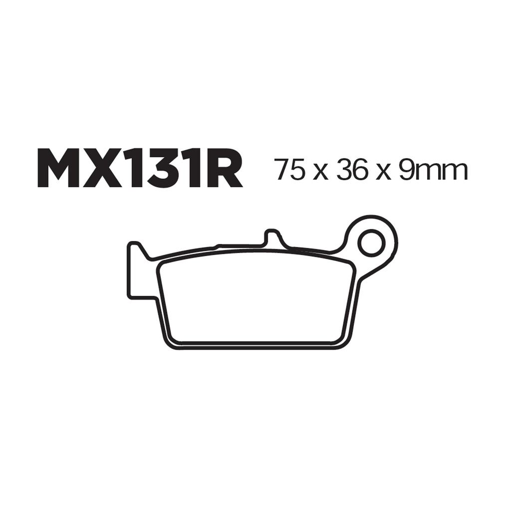 Balatas MX2 MX131R (FA131R)