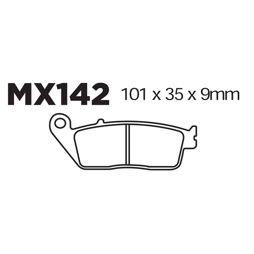[145-600084] Balatas MX2 MA142 (FA142)