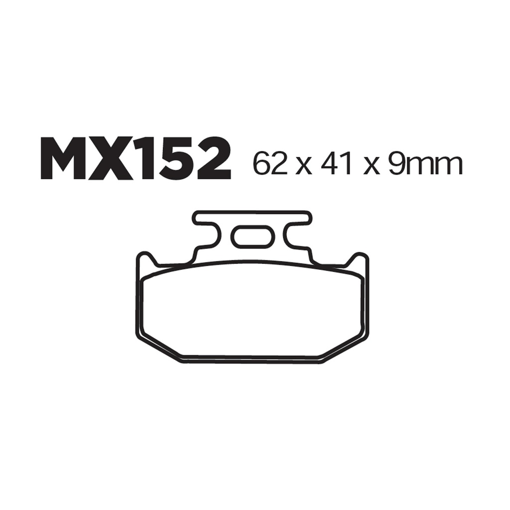 [145-600018] Balatas MX2 MA152 (FA152)