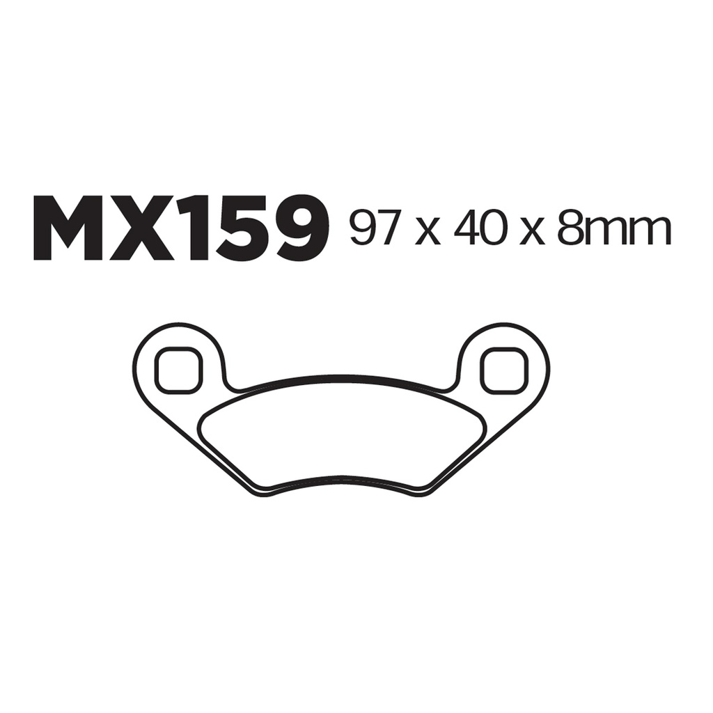 [145-600036] Balatas MX2 MA159 (FA159)