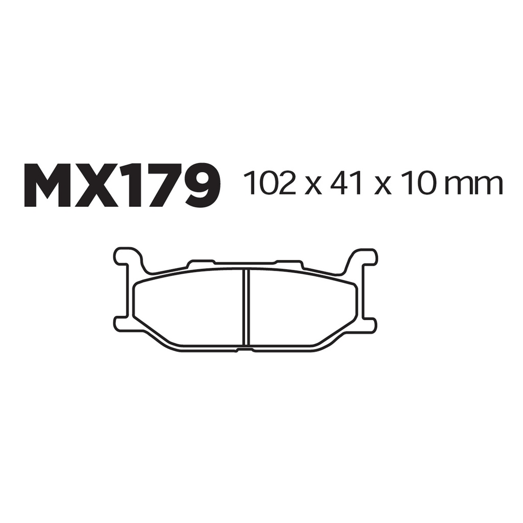 [145-600076] Balatas MX2 MA179 (FA179)