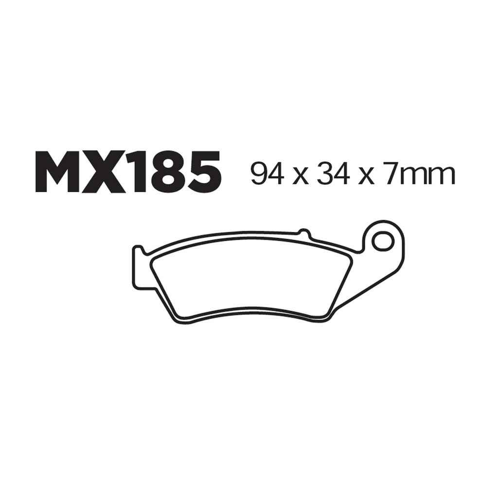 [145-600023] Balatas MX2 MA185 (FA185)
