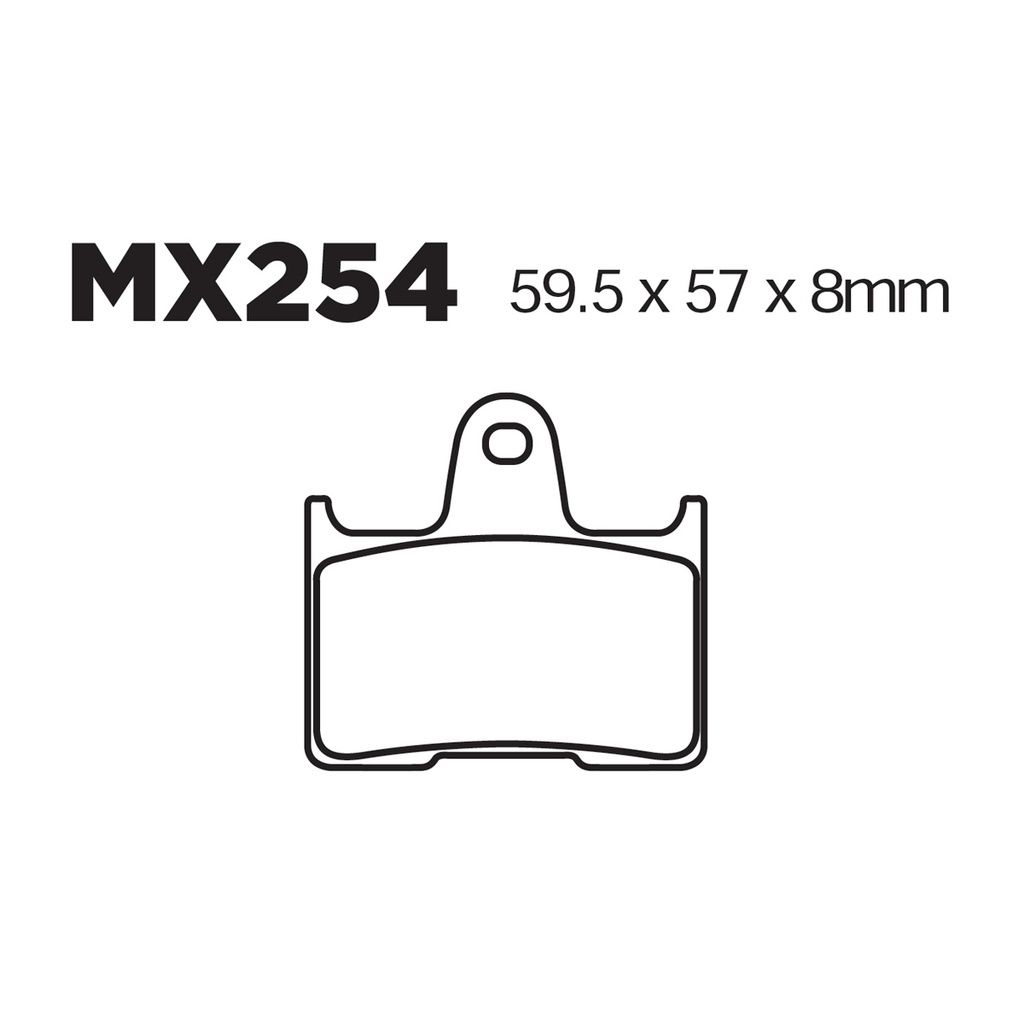 [145-600049] Balatas MX2 MA254 (FA254)