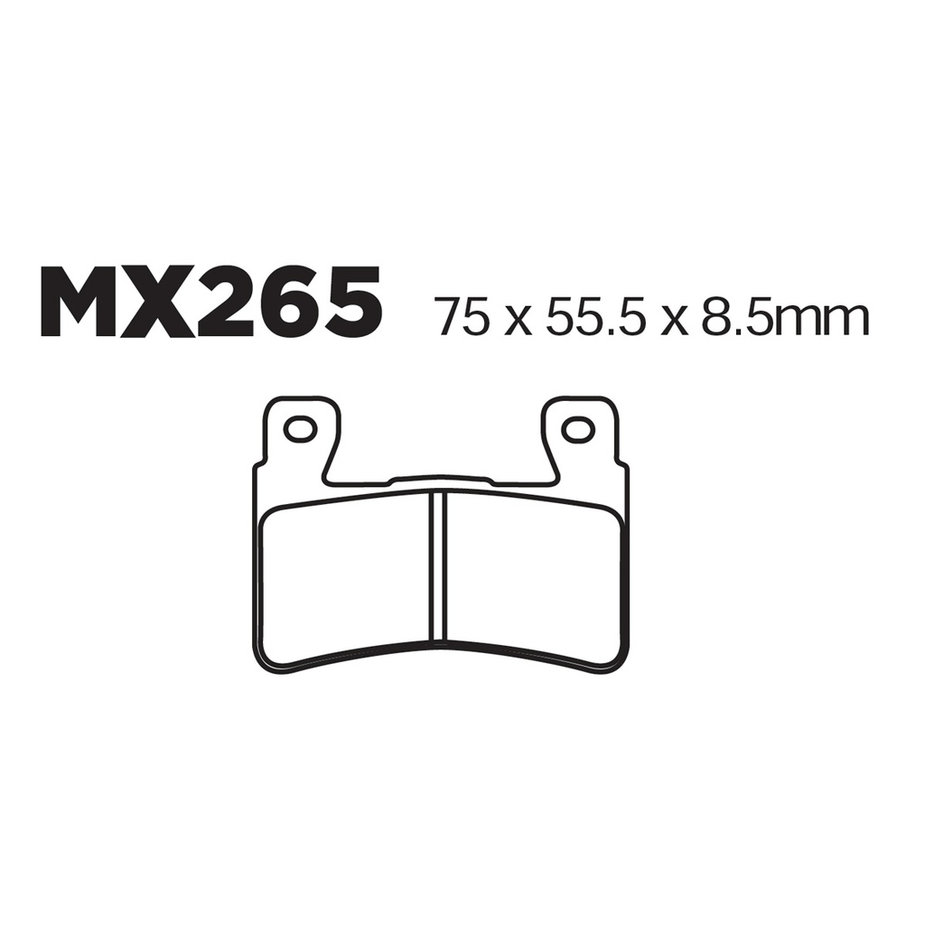 [145-600042] Balatas MX2 MA265 (FA265)
