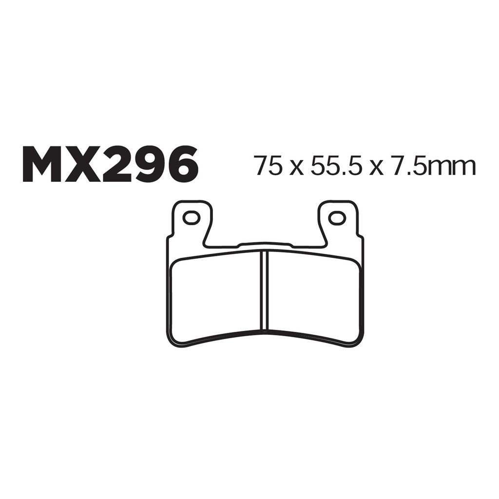 [145-600081] Balatas MX2 MA296 (FA296)